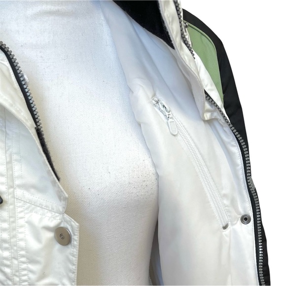 Couloir Fusion Winter Ski Jacket Snowboarding Coat White Black Green Size M 6 - Picture 12 of 16